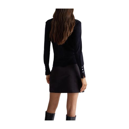 Liu Jo Cardigan Cardigan Donna a V inserti in lurex Nero - Francavilla Moda